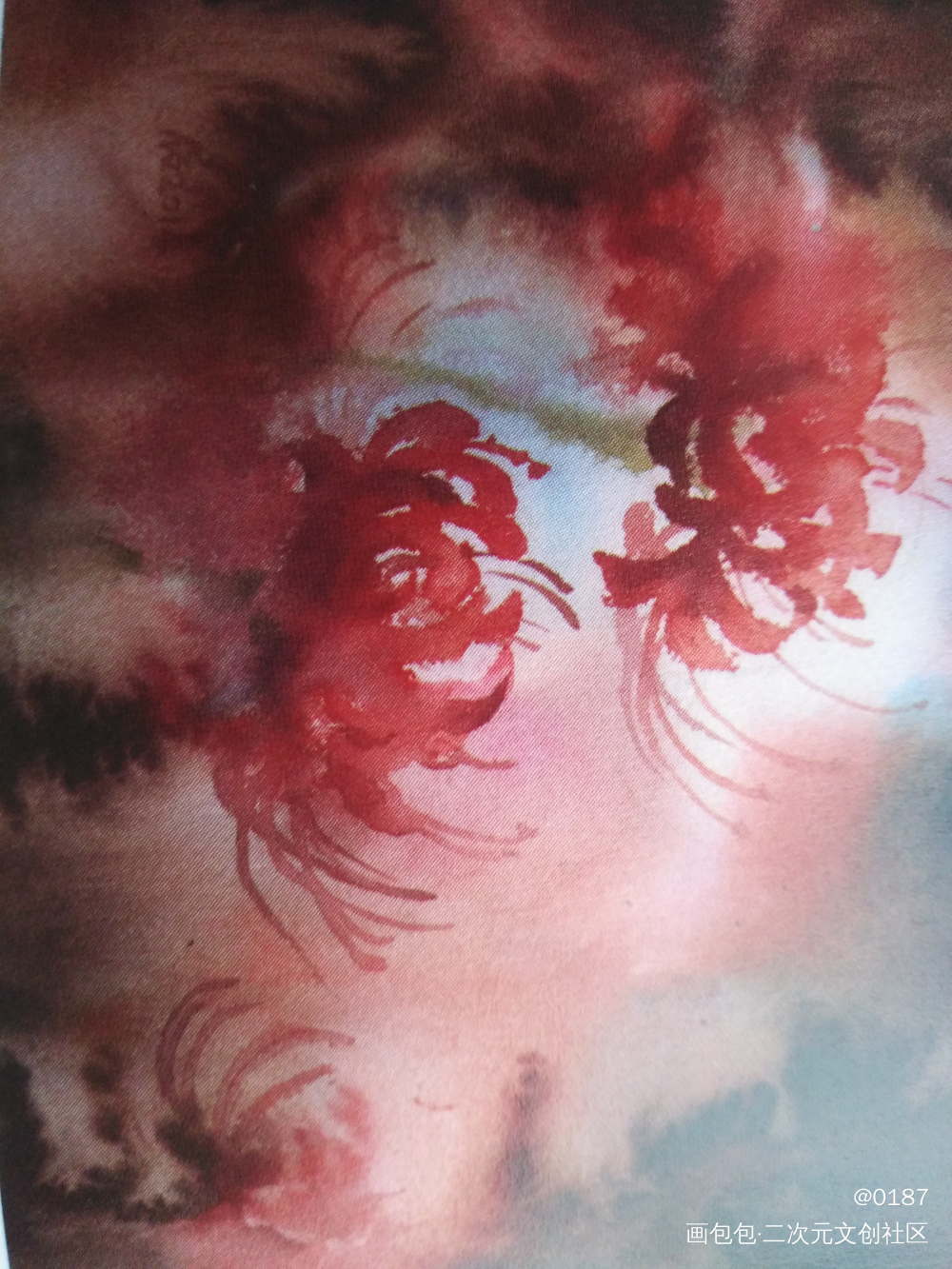 花?_水彩绘画作品
