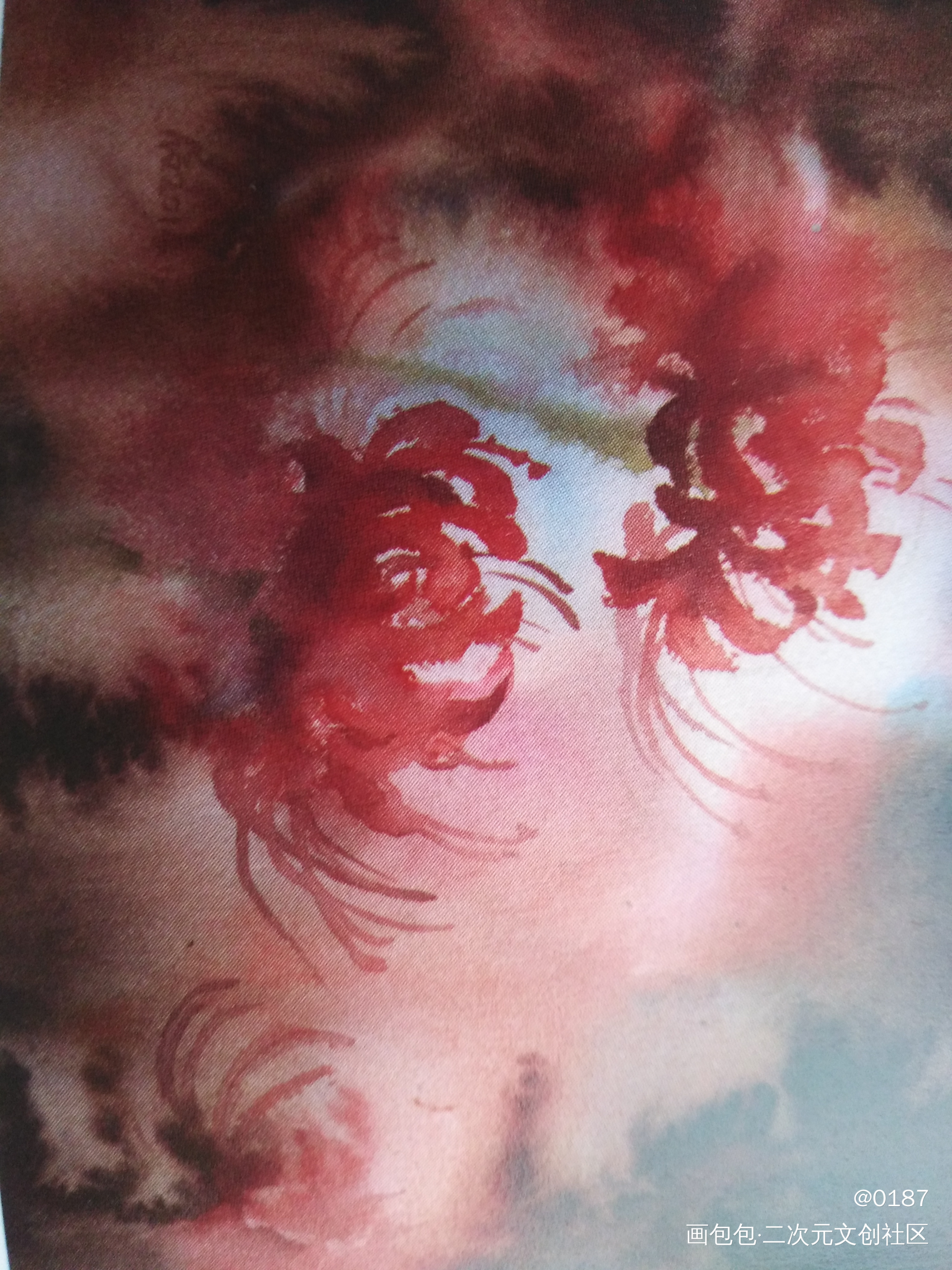 花?_水彩绘画作品