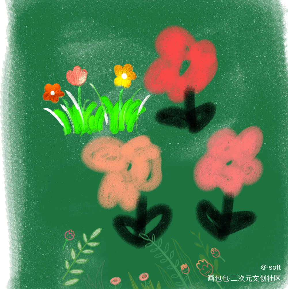 午安_唤醒春日主题打卡绘画作品