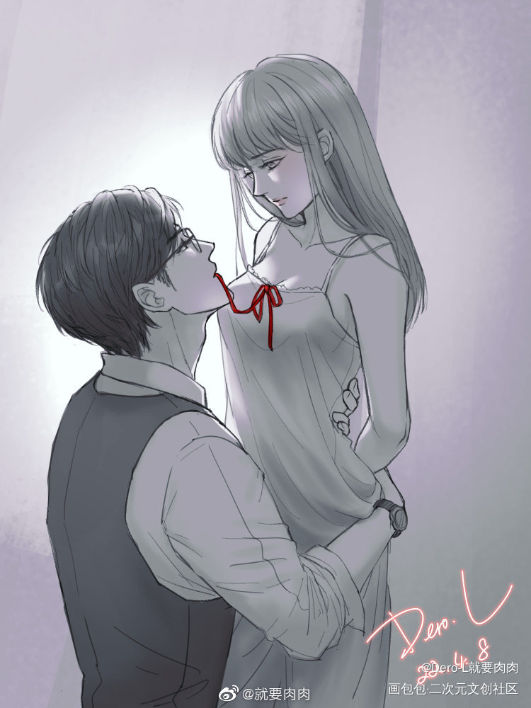 【一个自愿献上自己的小兔子_光与夜之恋陆沉光与夜之恋陆沉绘画作品