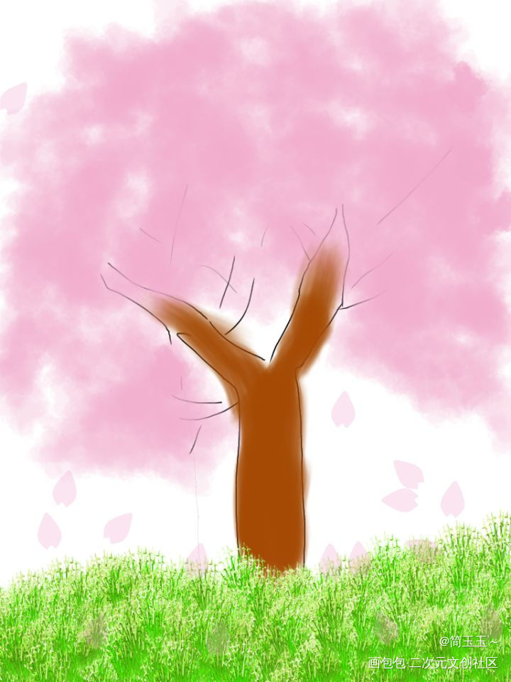 春日限定_唤醒春日主题打卡绘画作品