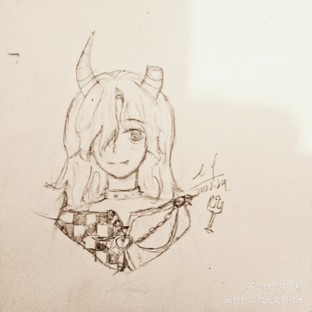 魔女_手绘绘画作品