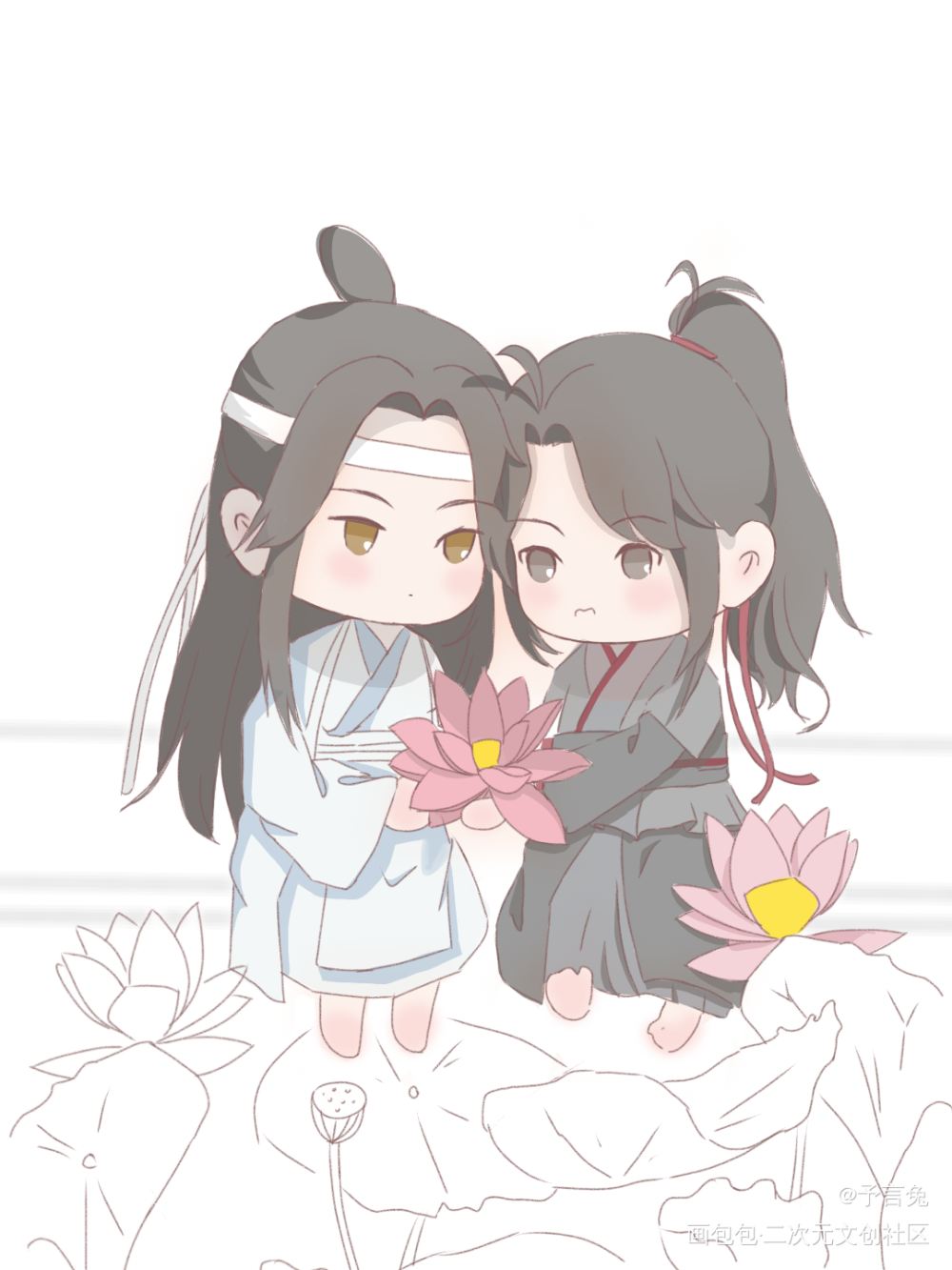 _魔道祖师绘画作品