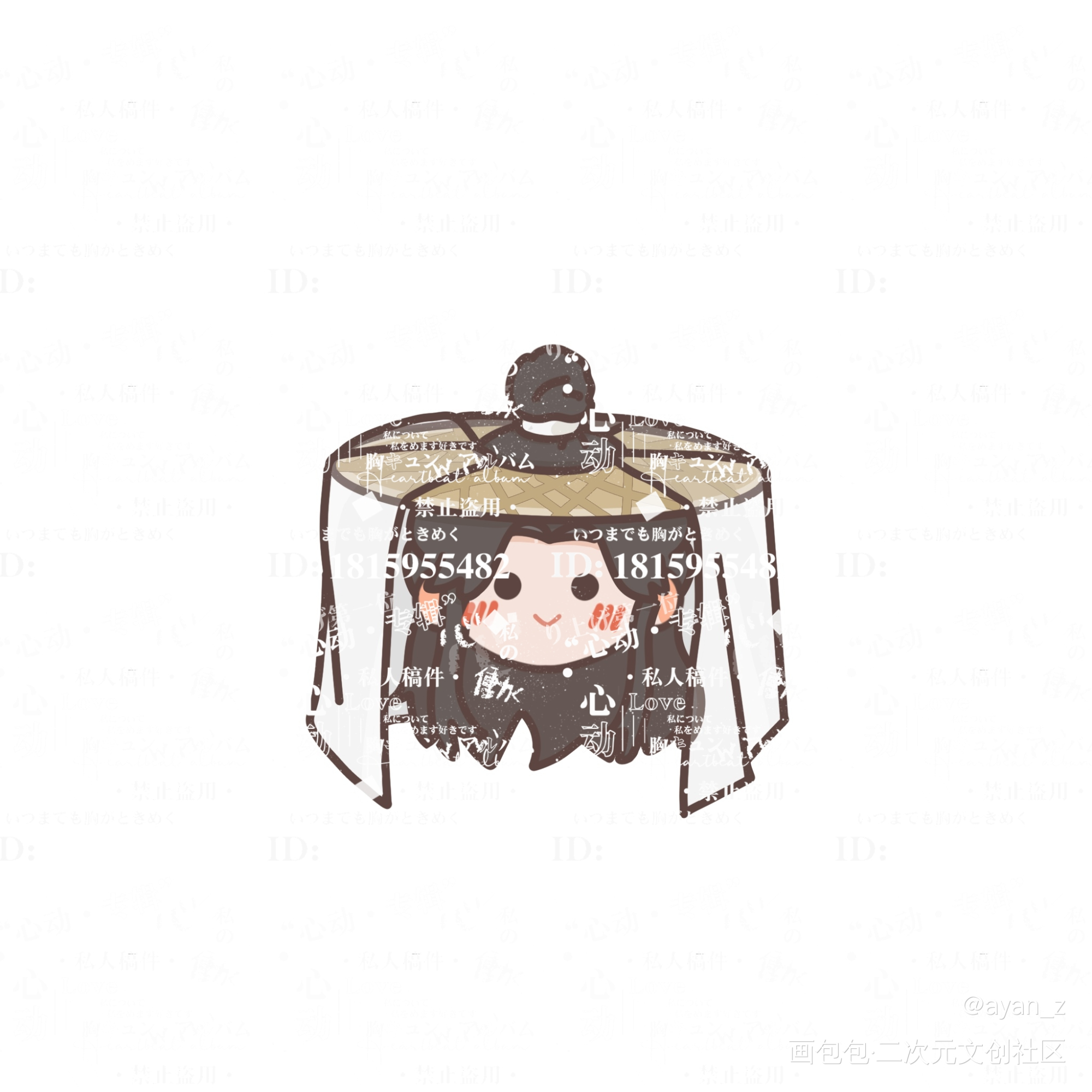 Q怜_天官赐福绘画作品
