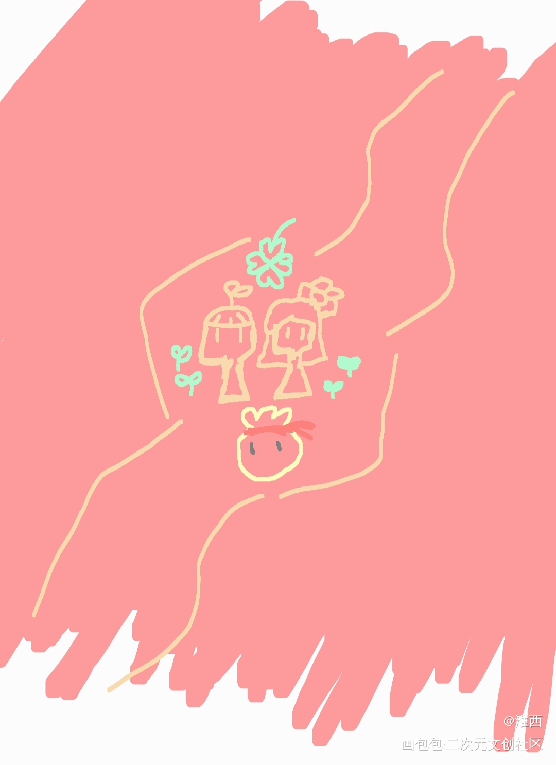 空旷_手绘绘画作品