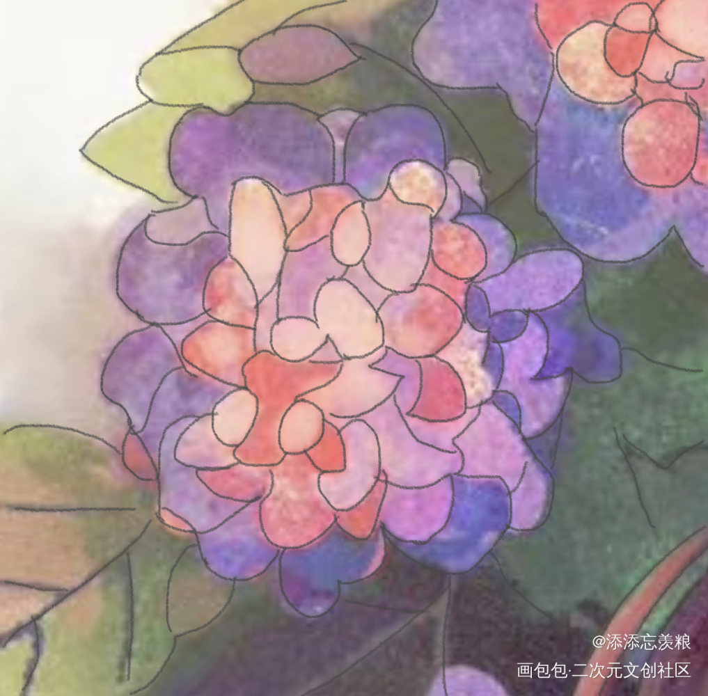 不知道是什么花_画画临摹绘画作品
