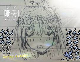 愿你被花团锦簇_绘画作品