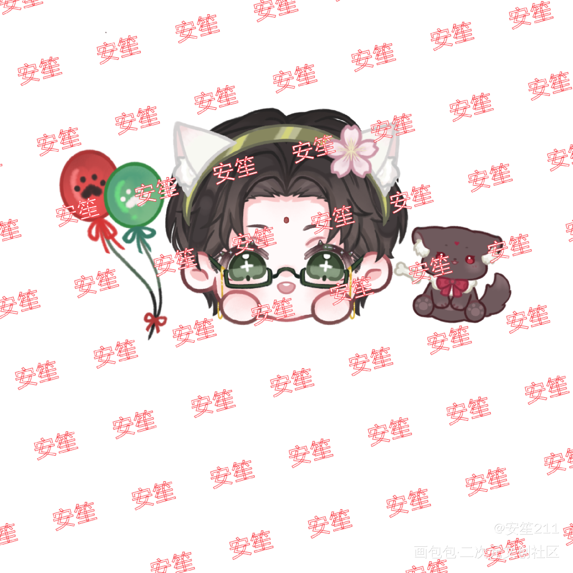 沈老师_人渣反派自救系统冰秋绘画作品