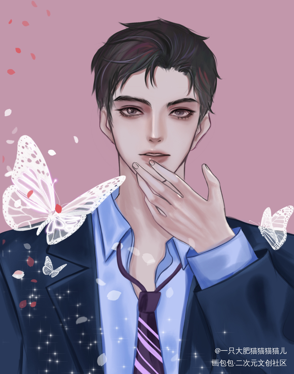 邵群生日快乐_娘娘腔188男团群秀绘画作品