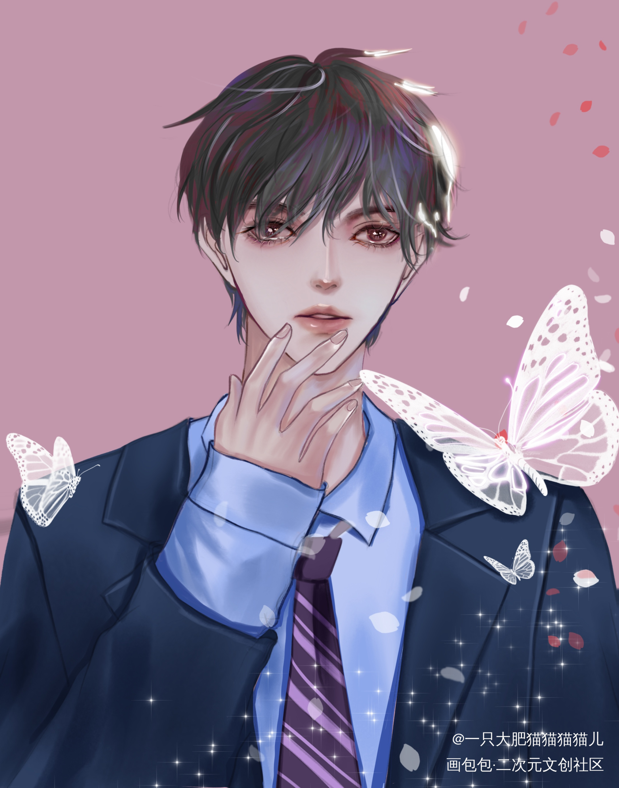 邵群生日快乐_娘娘腔188男团群秀绘画作品
