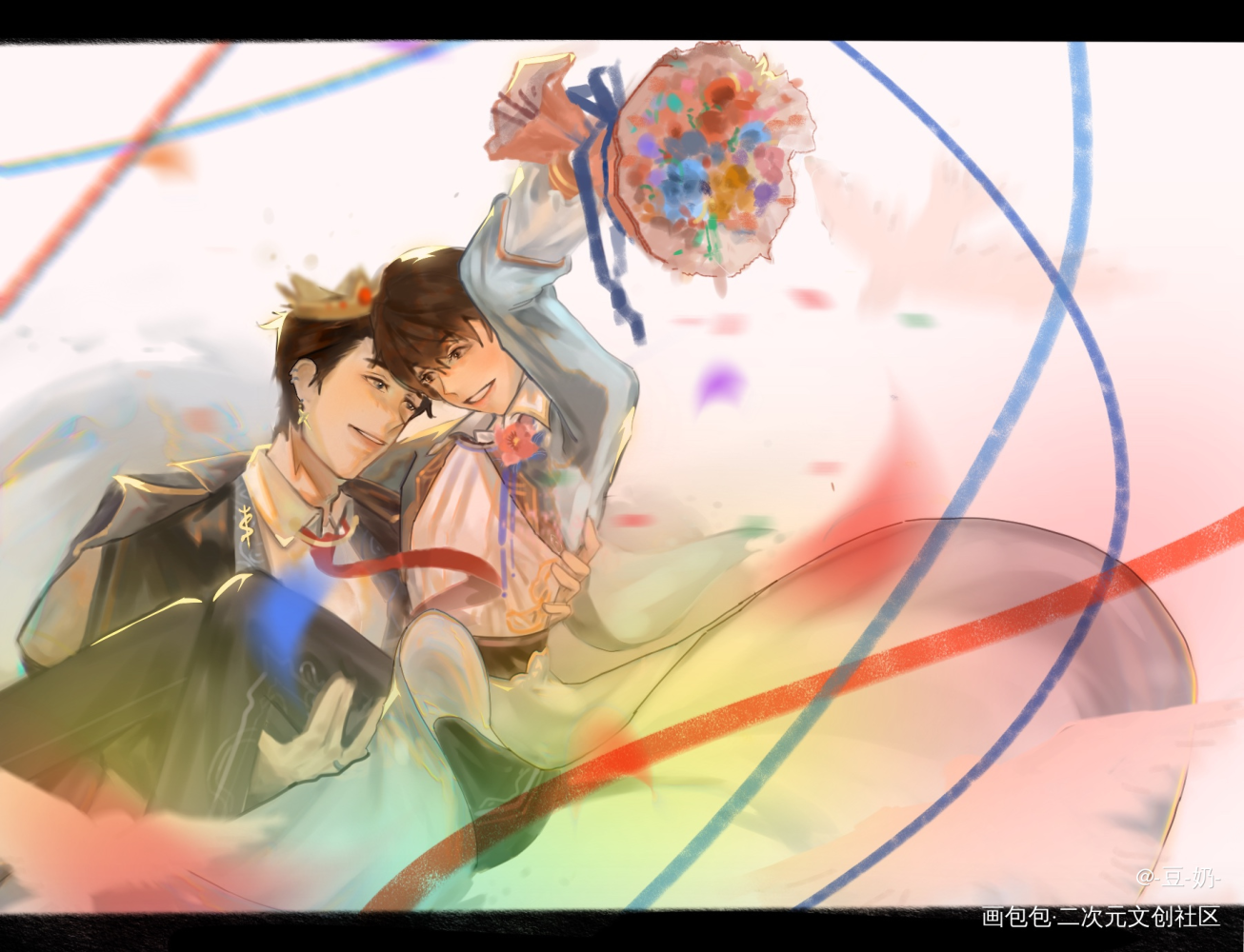 邵群生日快乐_娘娘腔188男团群秀邵群绘画作品