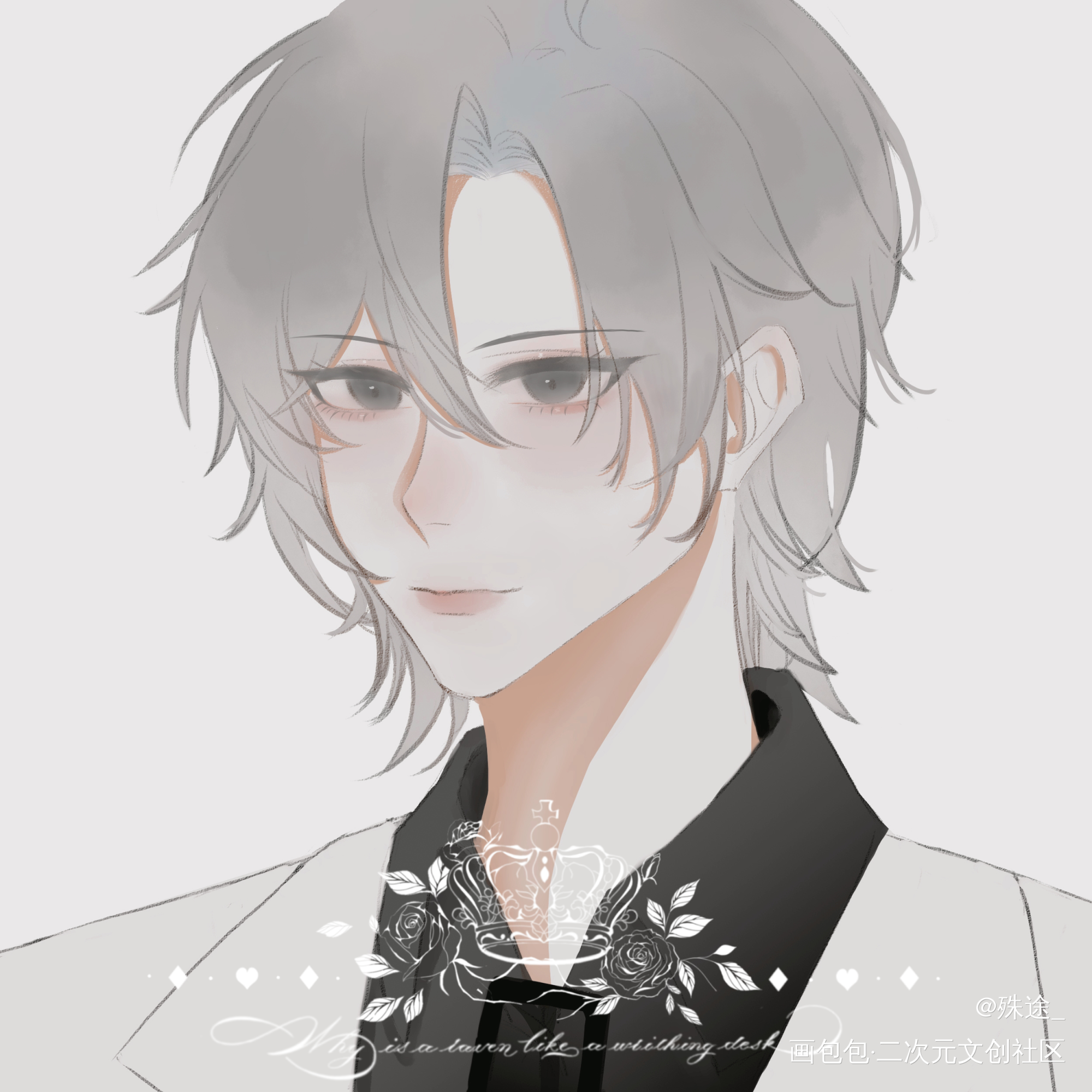 无偿_设子平涂无偿板绘绘画绘画作品
