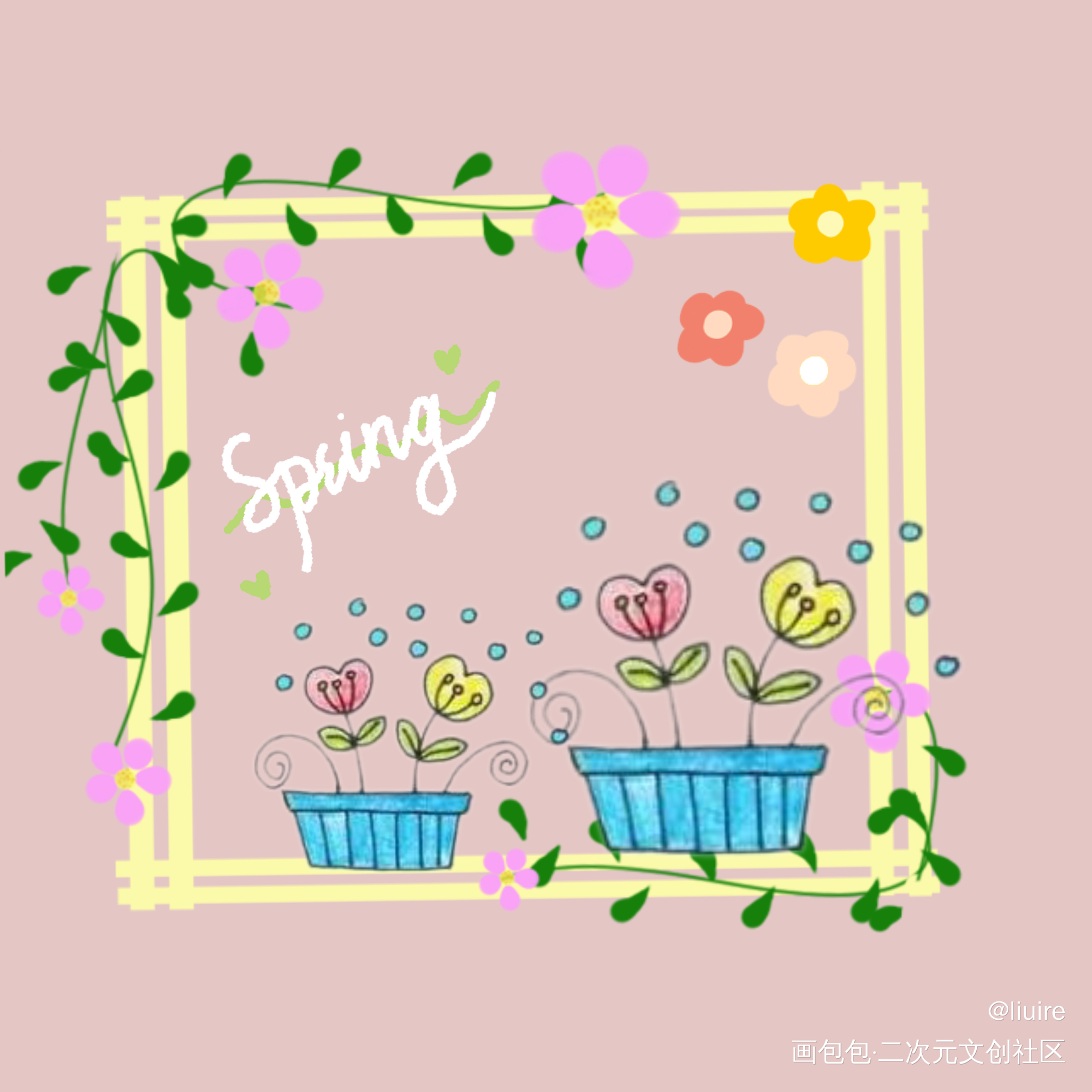 春天11_春天绘画作品