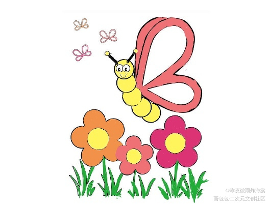 春天_手绘绘画作品