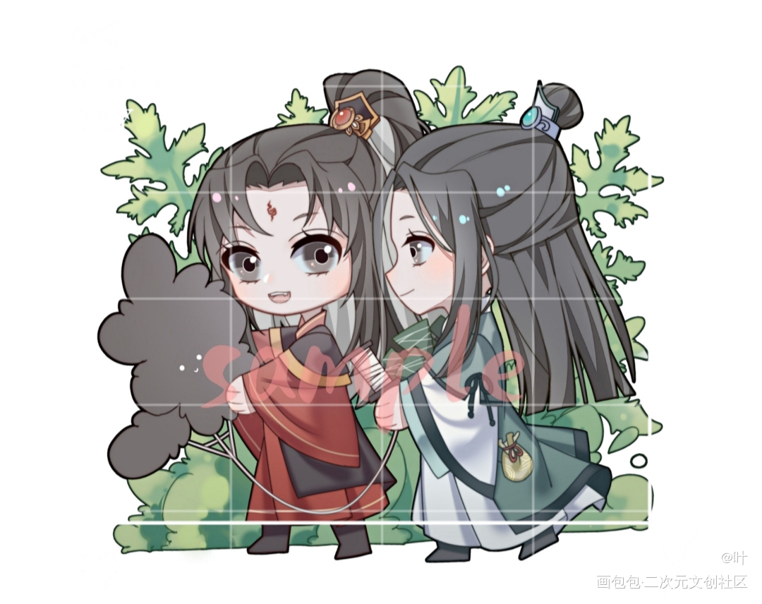 打卡11_人渣反派自救系统冰秋绘画作品