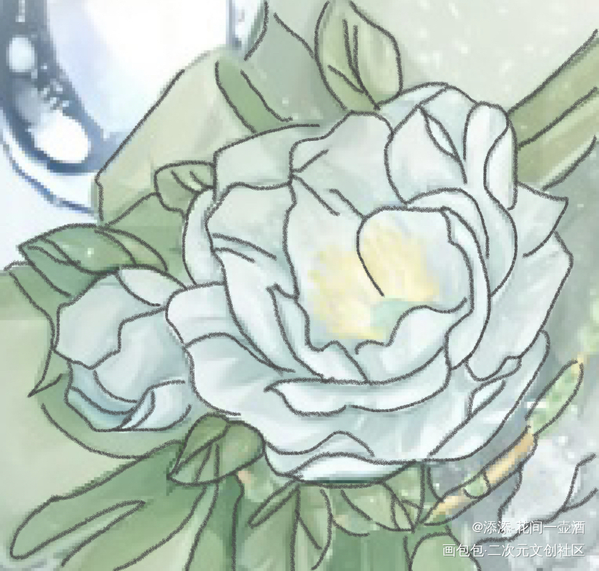 花花朝左，花花朝右_画画临摹绘画作品