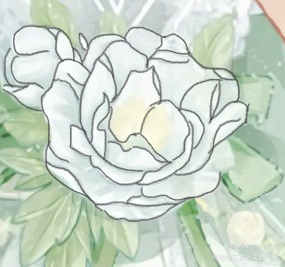 花花朝左，花花朝右_画画临摹绘画作品