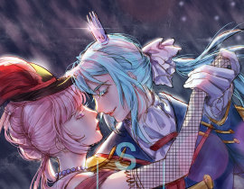 Twon of Windmil_绘画作品