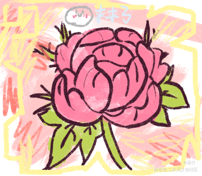 花_唤醒春日主题打卡绘画作品