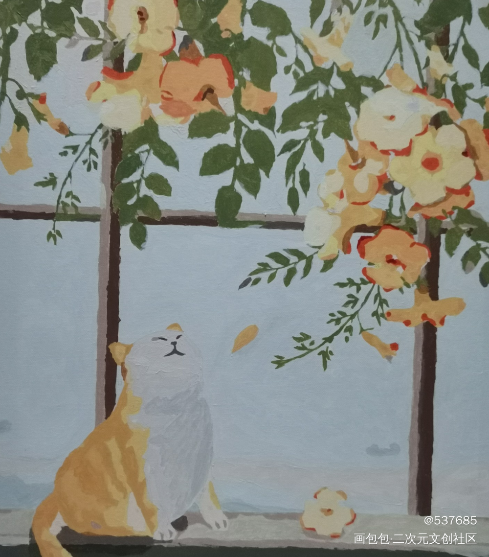 猫猫_手绘绘画作品