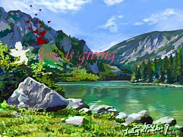 _手写绘画作品