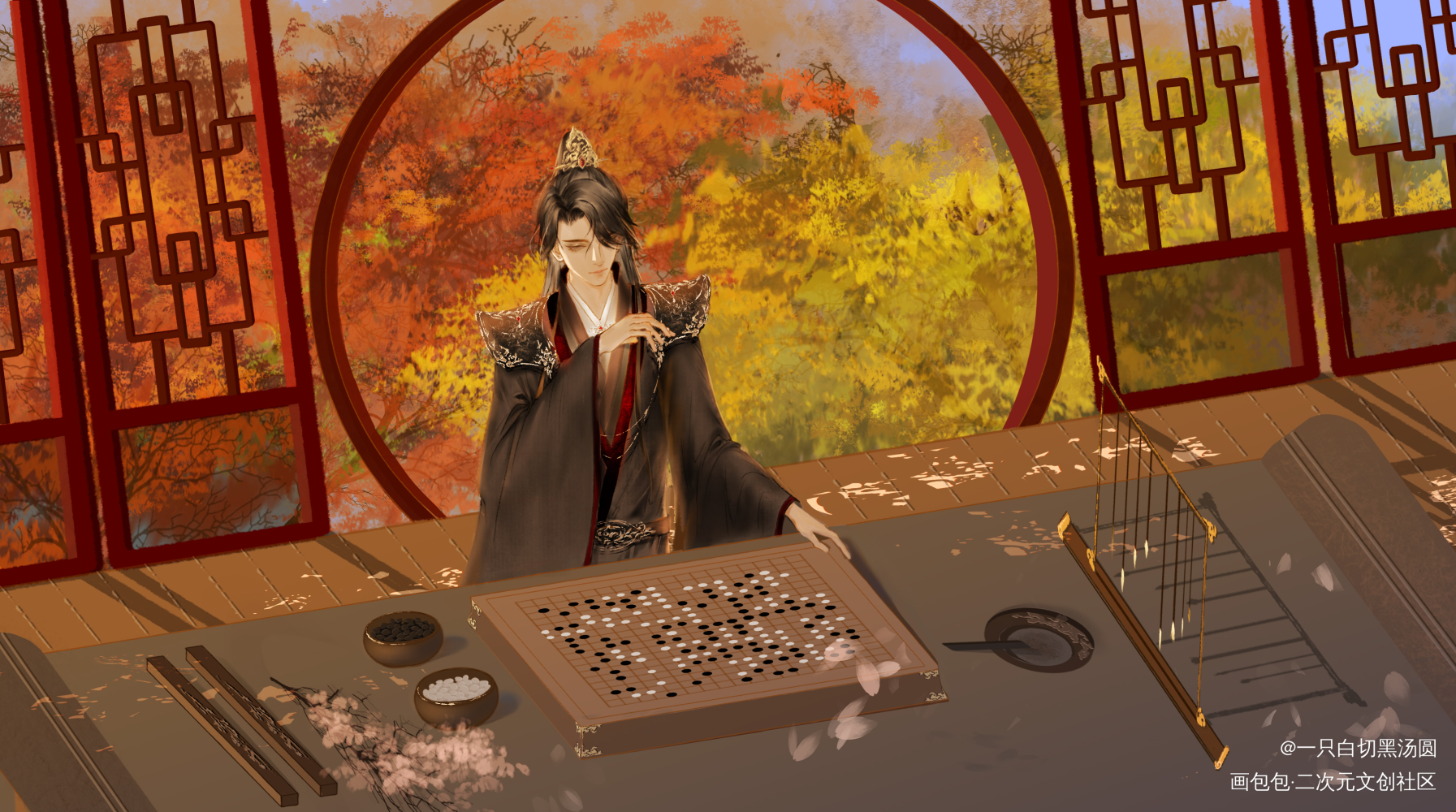 弈

ʕ๑•ɷ•๑ʔ❀_杀破狼长庚古风priest绘画作品