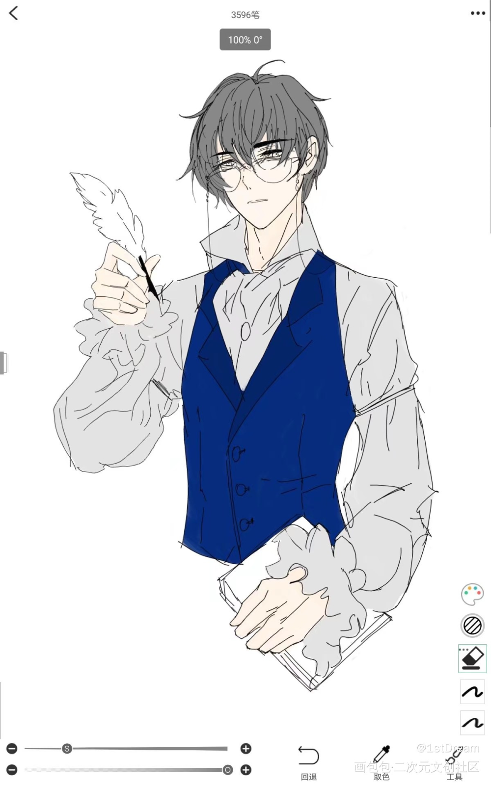 攒谷求赞_摸鱼绘画作品
