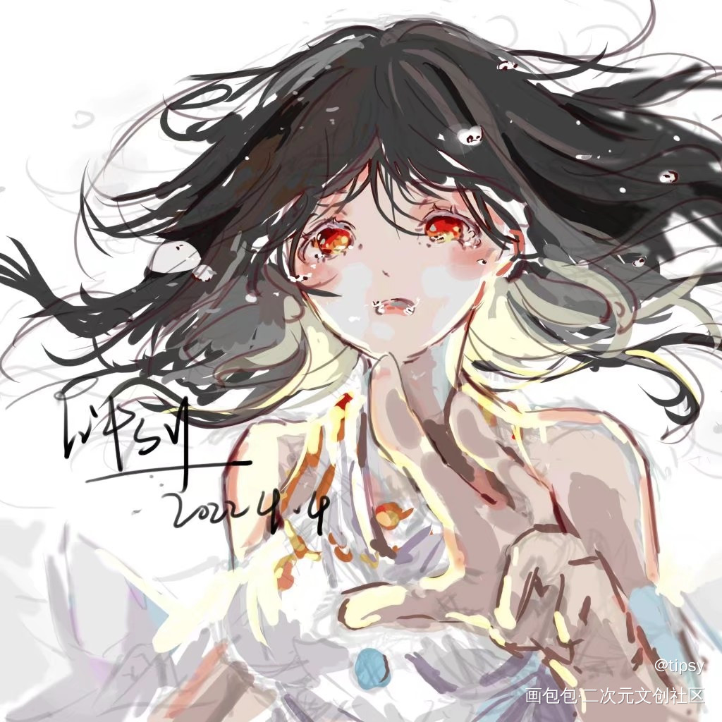 约稿_日系头像约稿二次元原创绘画作品