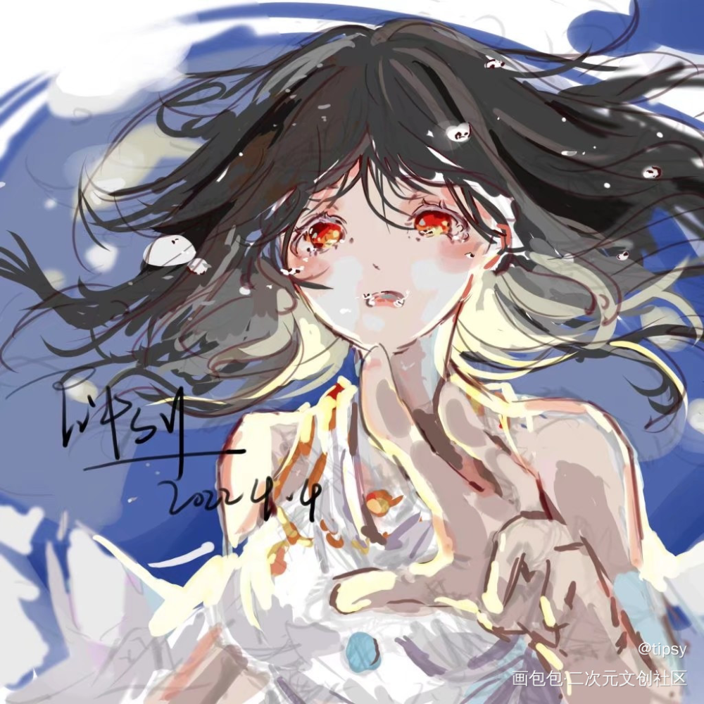约稿_日系头像约稿二次元原创绘画作品