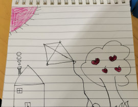春日放风筝_绘画作品