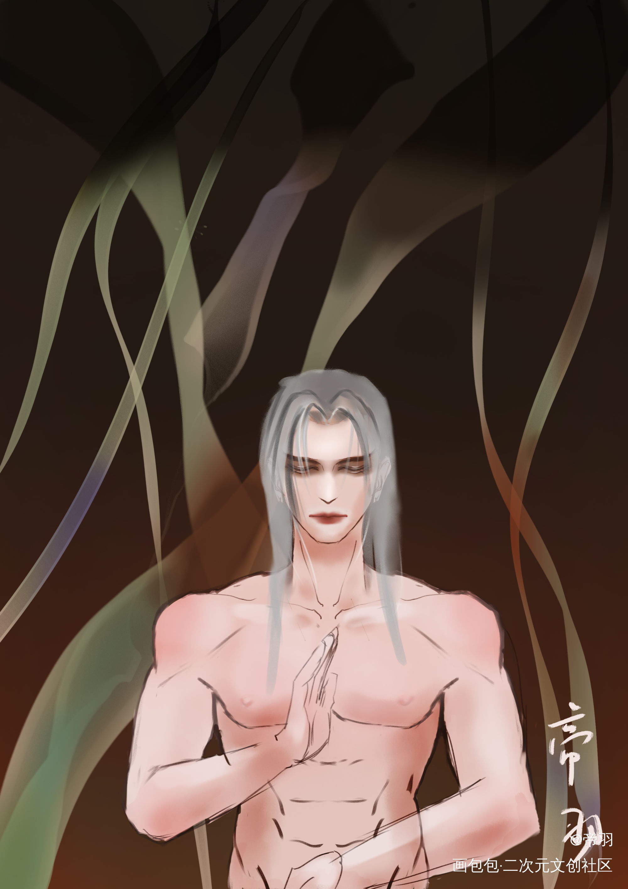 摸鱼混更七日认证_摸鱼绘画作品