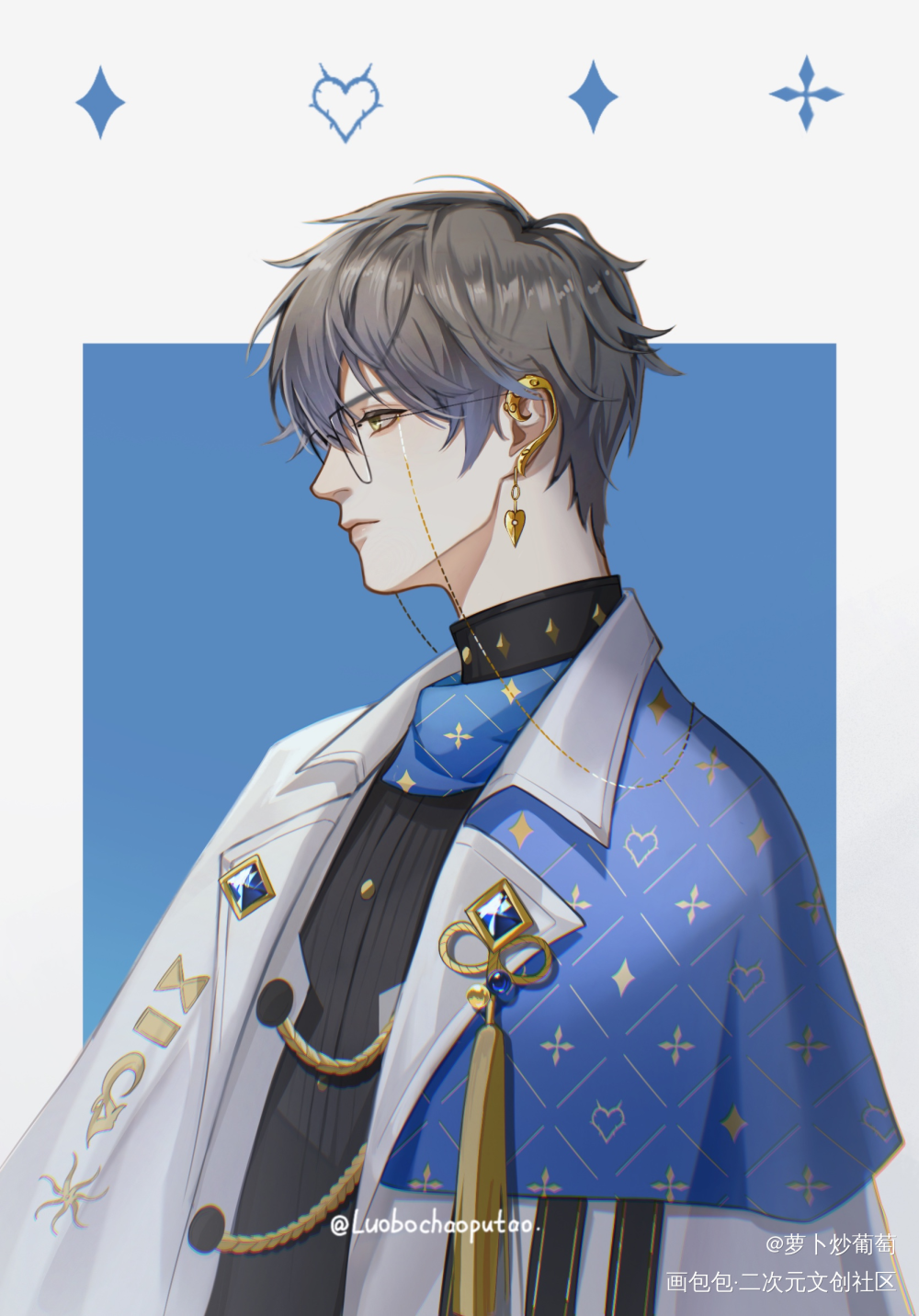 Ike Eveland_同人nijisanjienluxiemikeevelandVtuber绘画作品