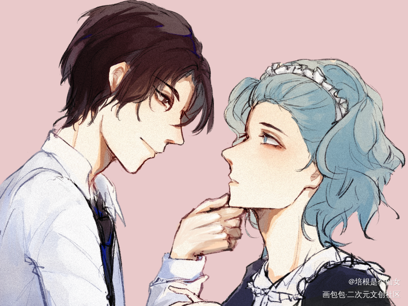 情侣间的小把戏_附加遗产188男团洛温绘画作品