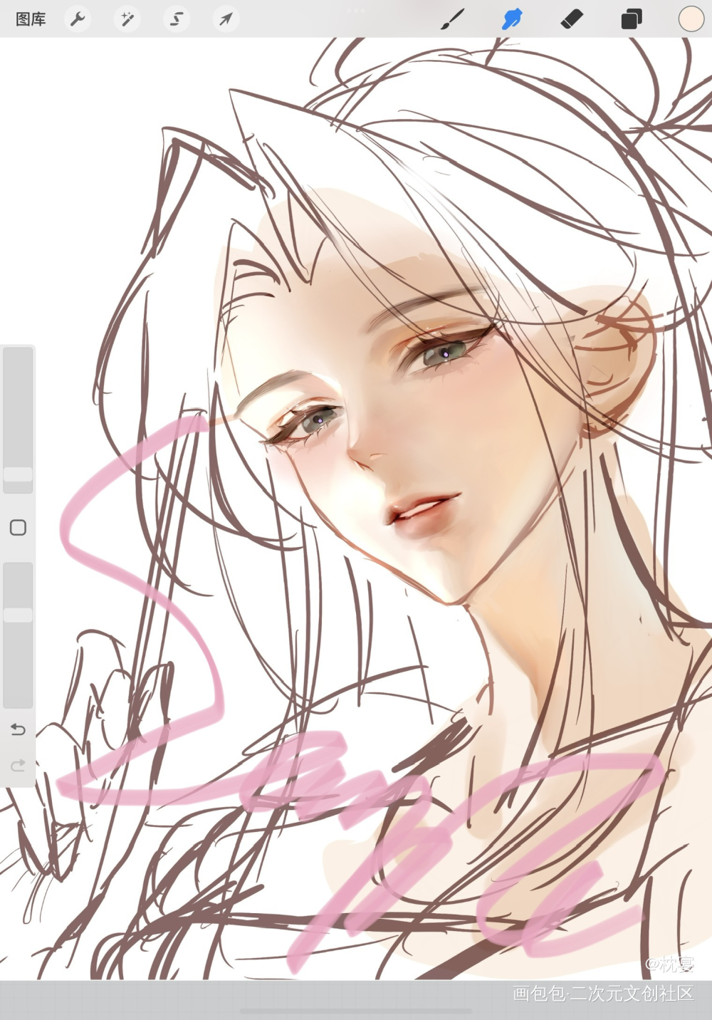 稿_厚涂插画绘画绘画作品
