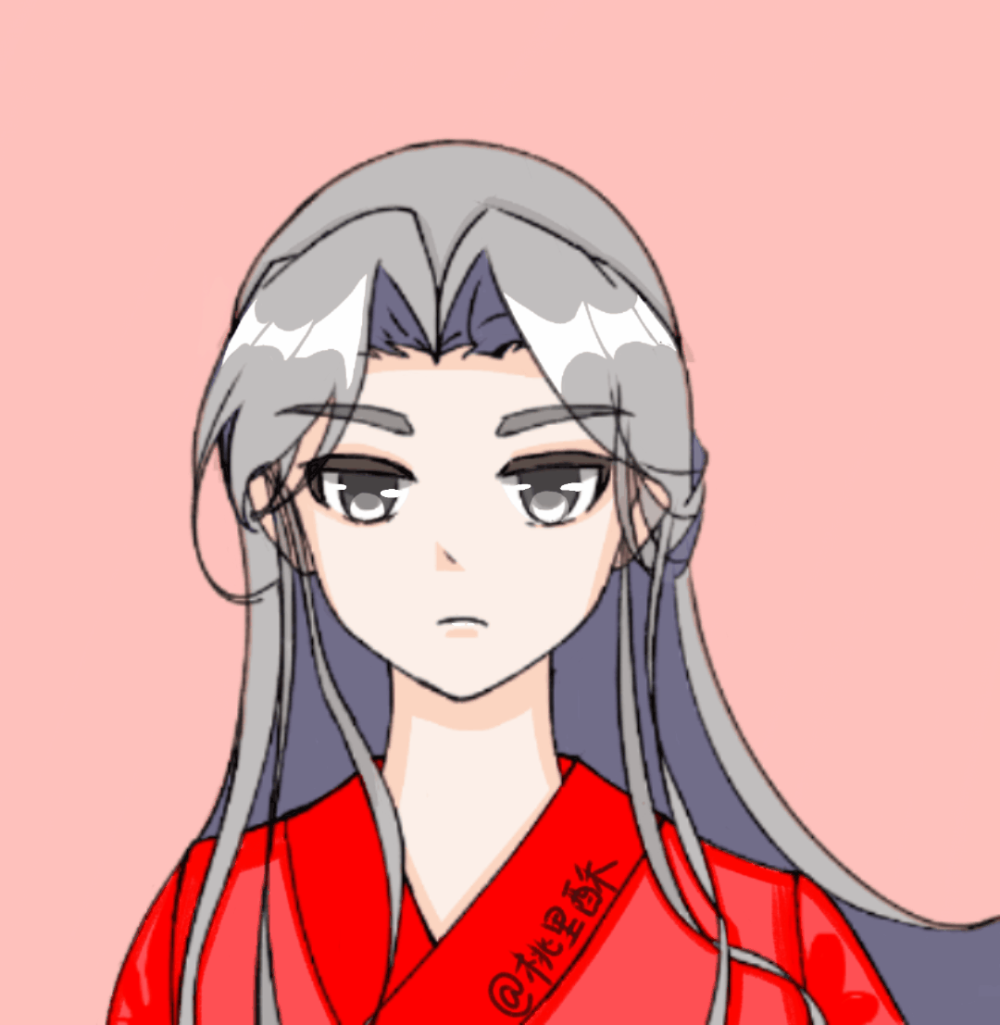 红衣顾容_穿成高危职业之师尊沈顾容绘画作品