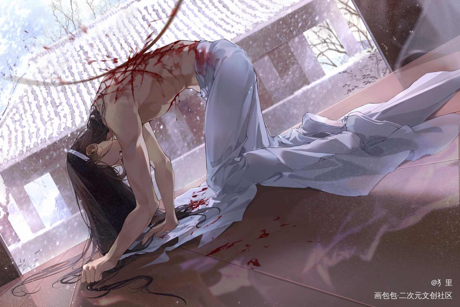 _魔道祖师忘羡绘画作品