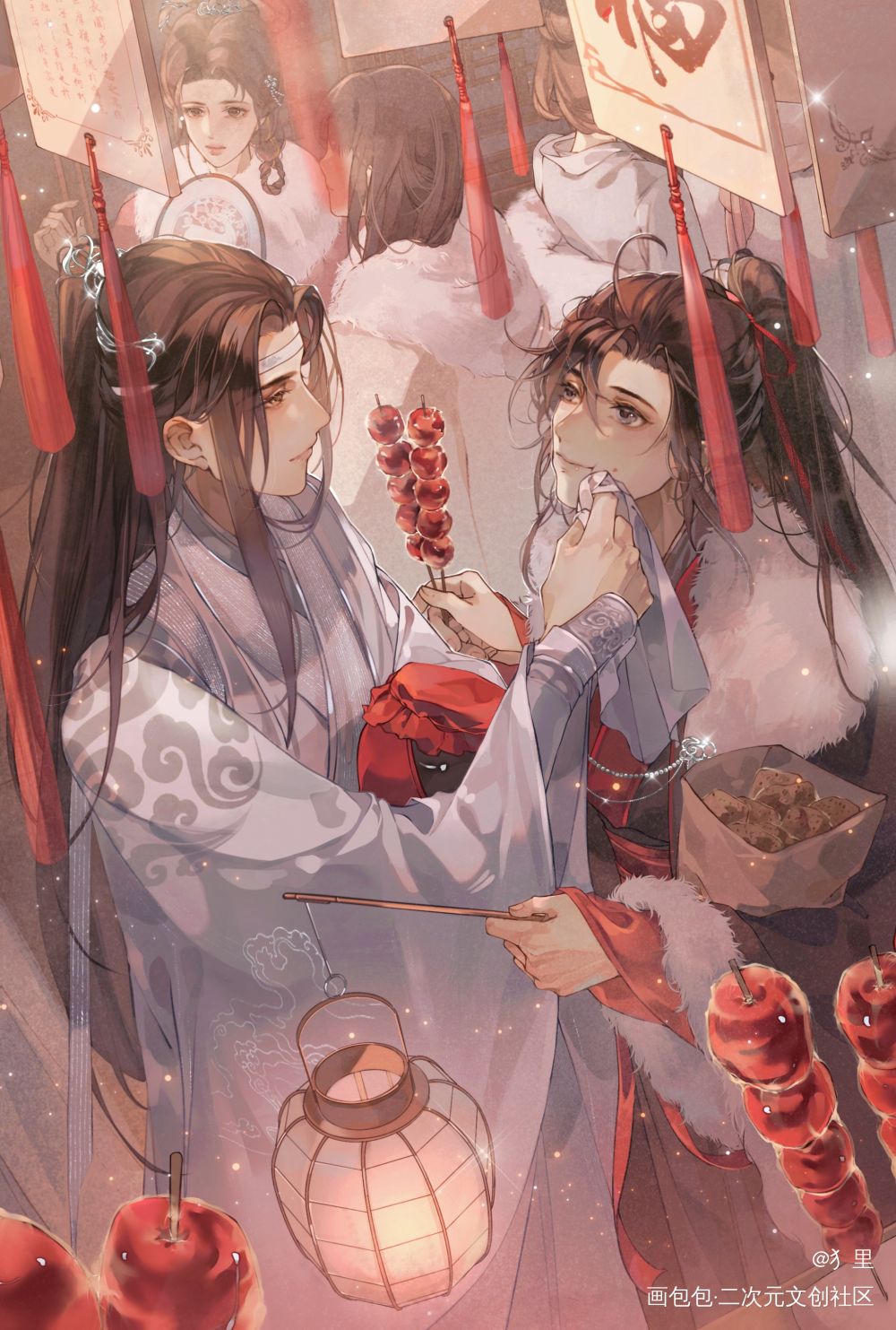 _魔道祖师忘羡绘画作品