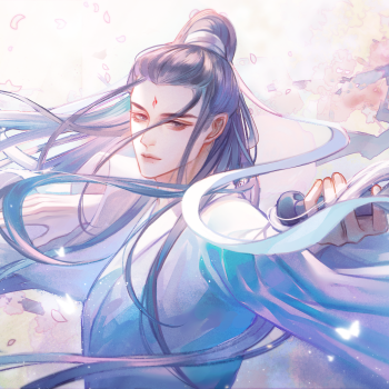 柿子——_古风徐凤年张若昀摸鱼板绘绘画作品