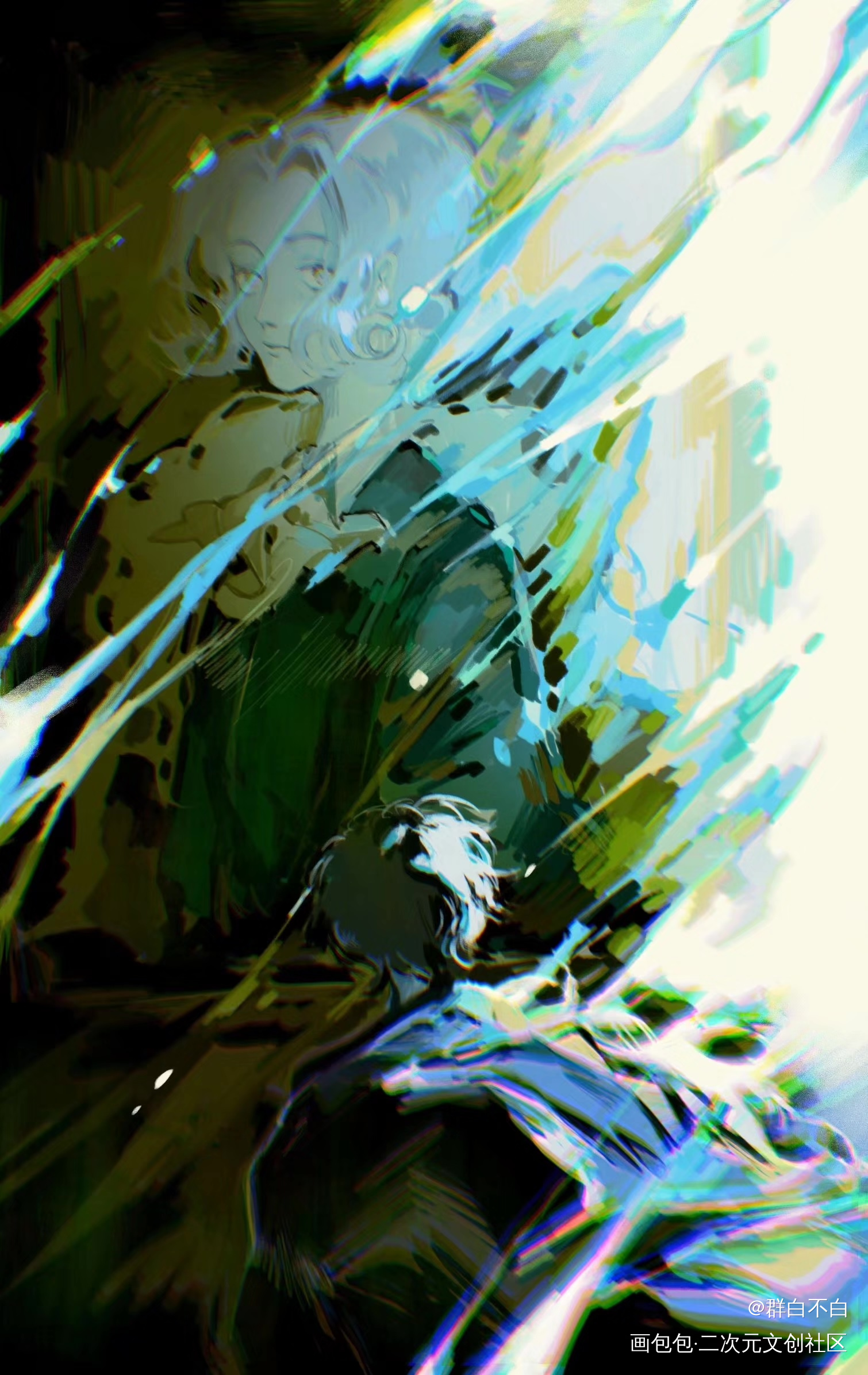 如果能再多看一眼_插画同人唐晓翼亚瑟·冯·蒙哥马利查理九世绘画