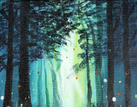 料峭春风吹酒醒 也无风雨也无晴_绘画作品