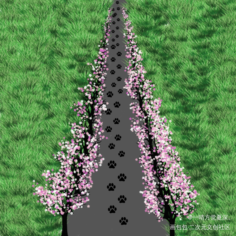 _唤醒春日主题打卡绘画作品