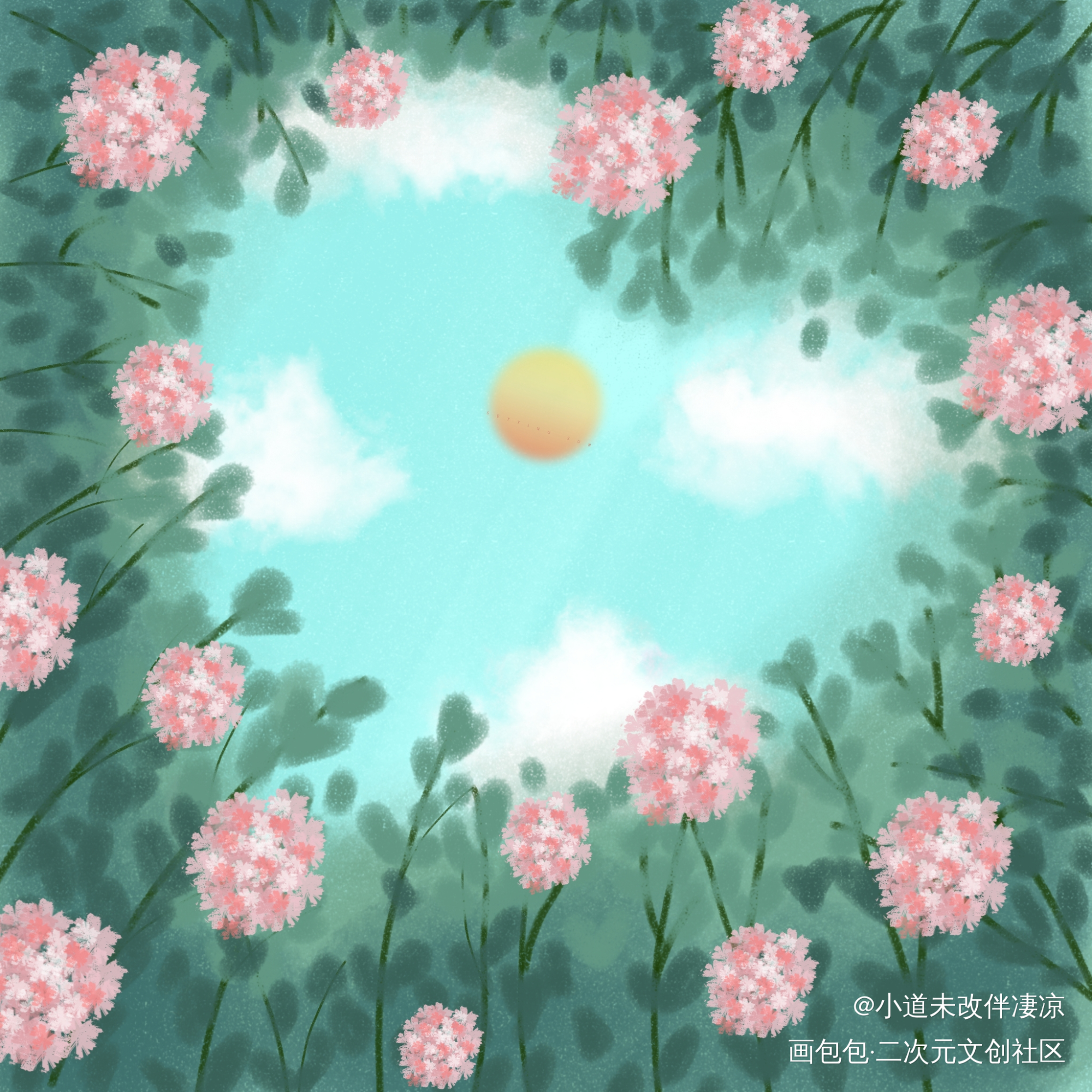 day8_唤醒春日主题打卡绘画作品