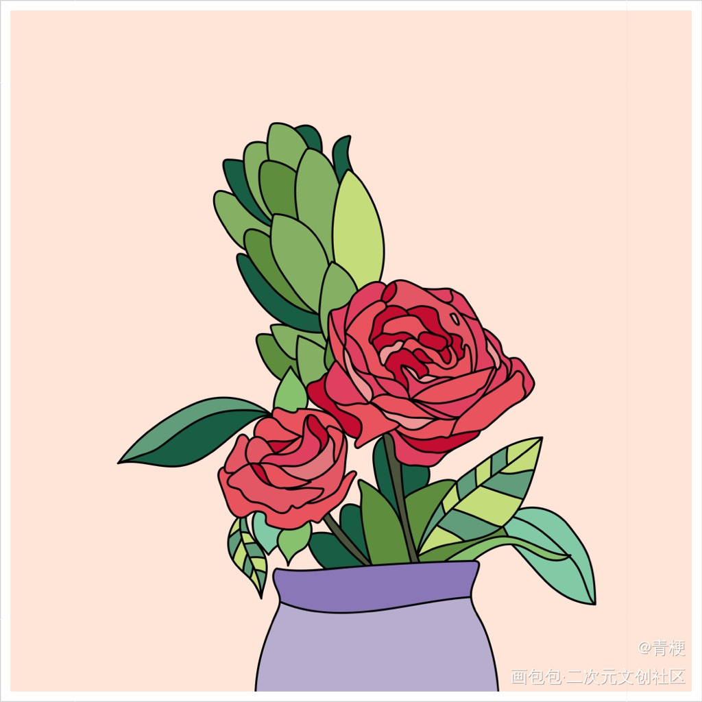 d8_平涂绘画作品