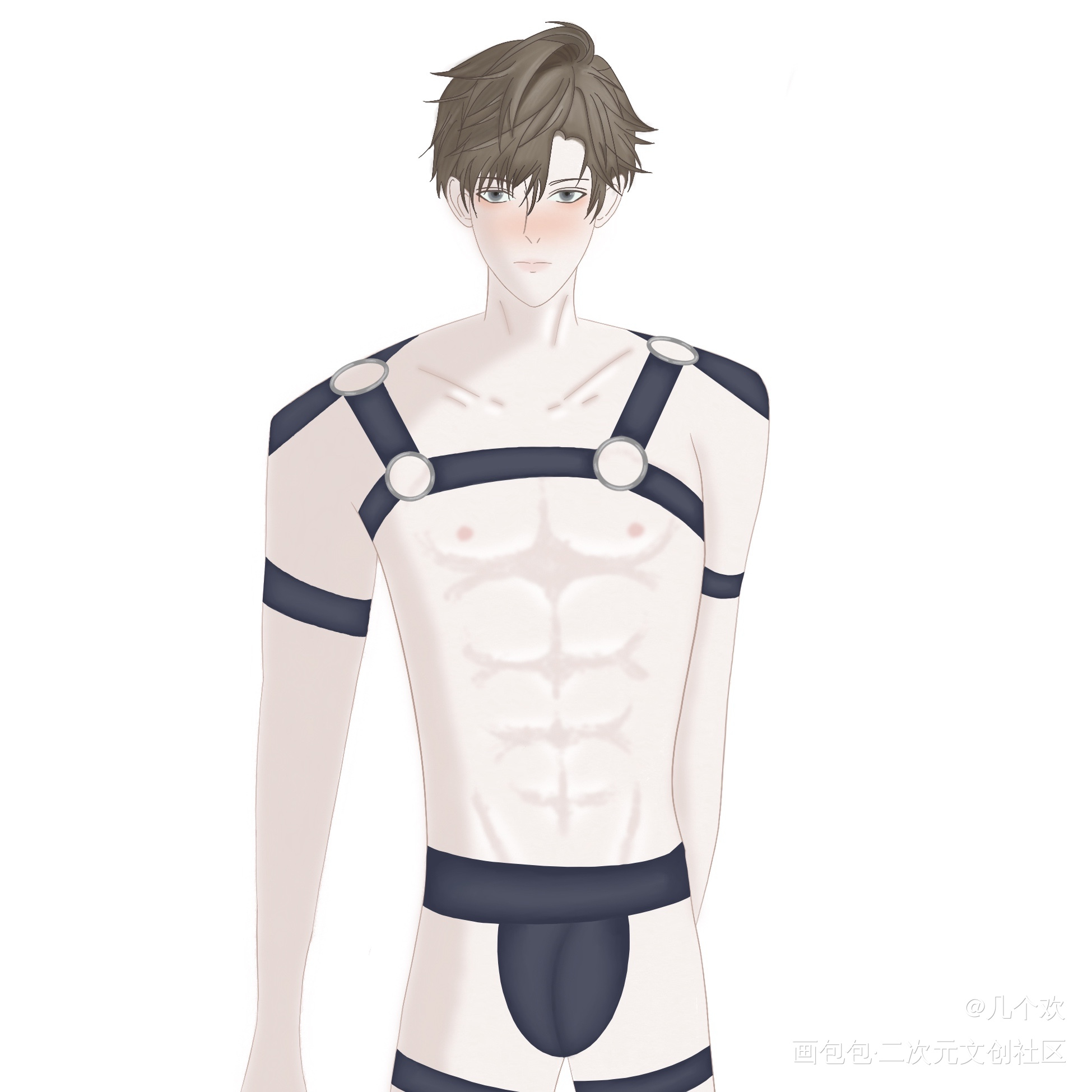 简哥_你却爱着一个傻逼188男团李简绘画作品