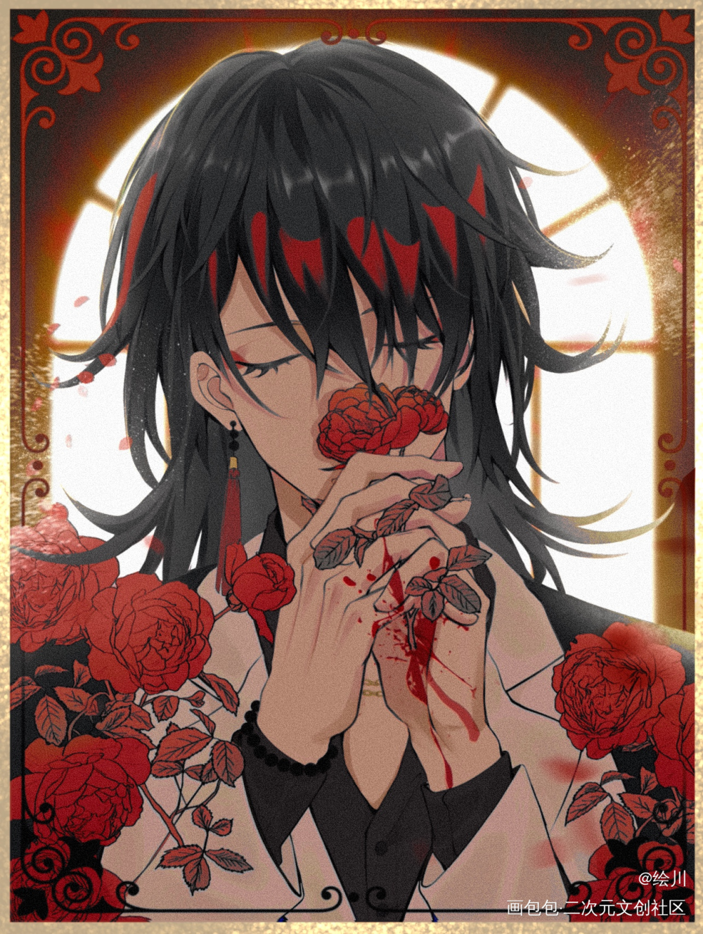 Kiss_平涂同人luxiemvoxakuma绘画作品