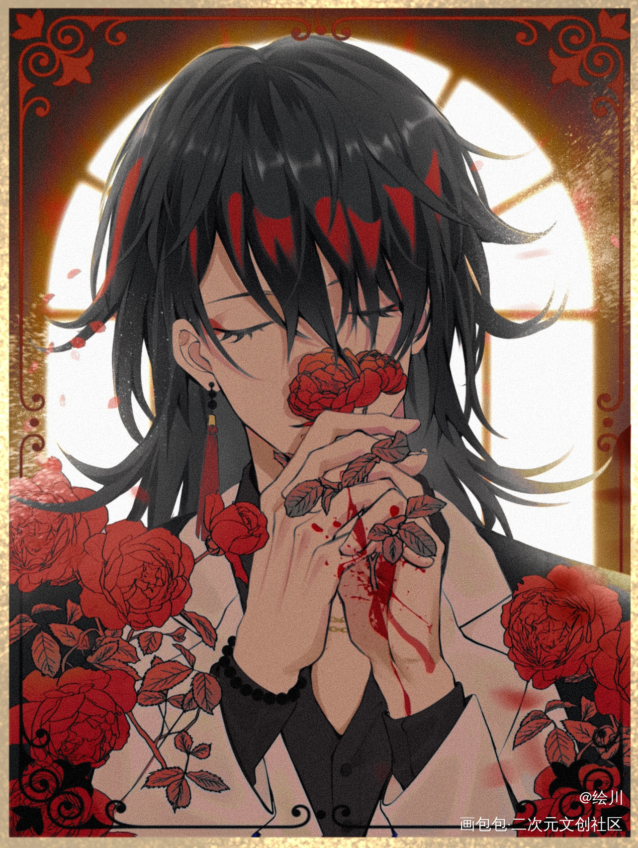 Kiss_平涂同人luxiemvoxakuma绘画作品