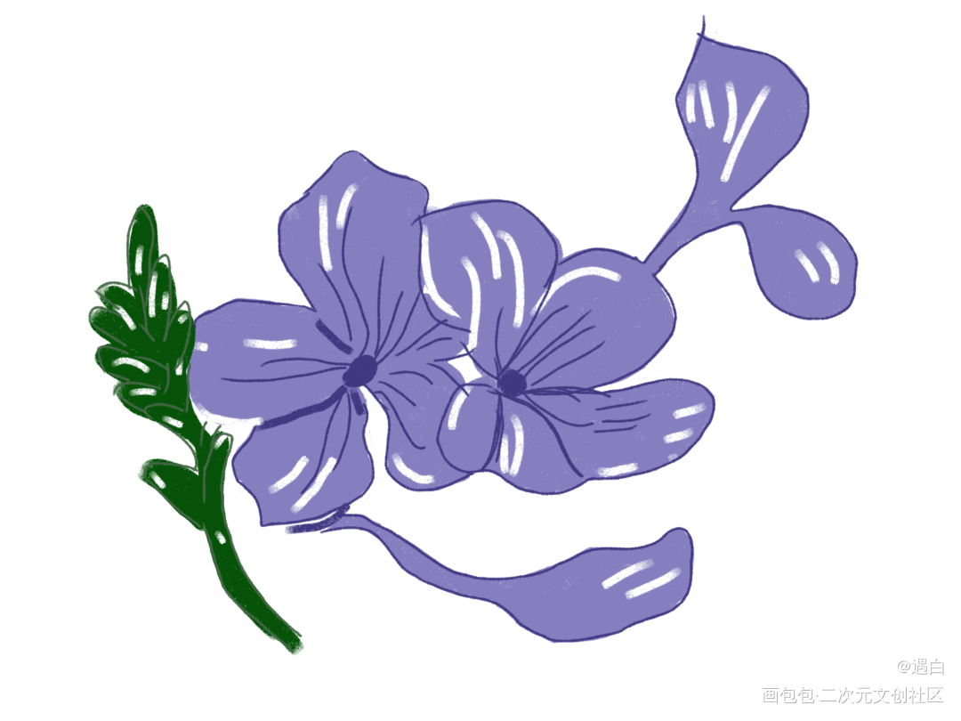 花²_唤醒春日主题打卡绘画作品