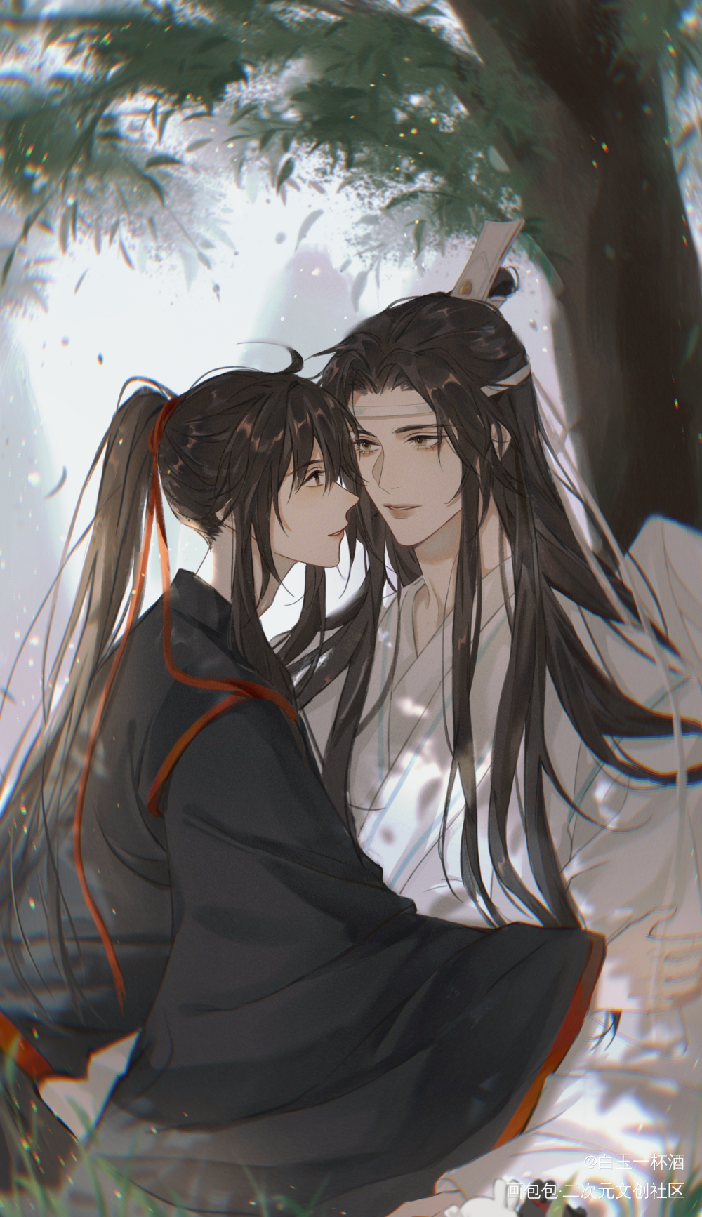 _魔道祖师忘羡绘画作品