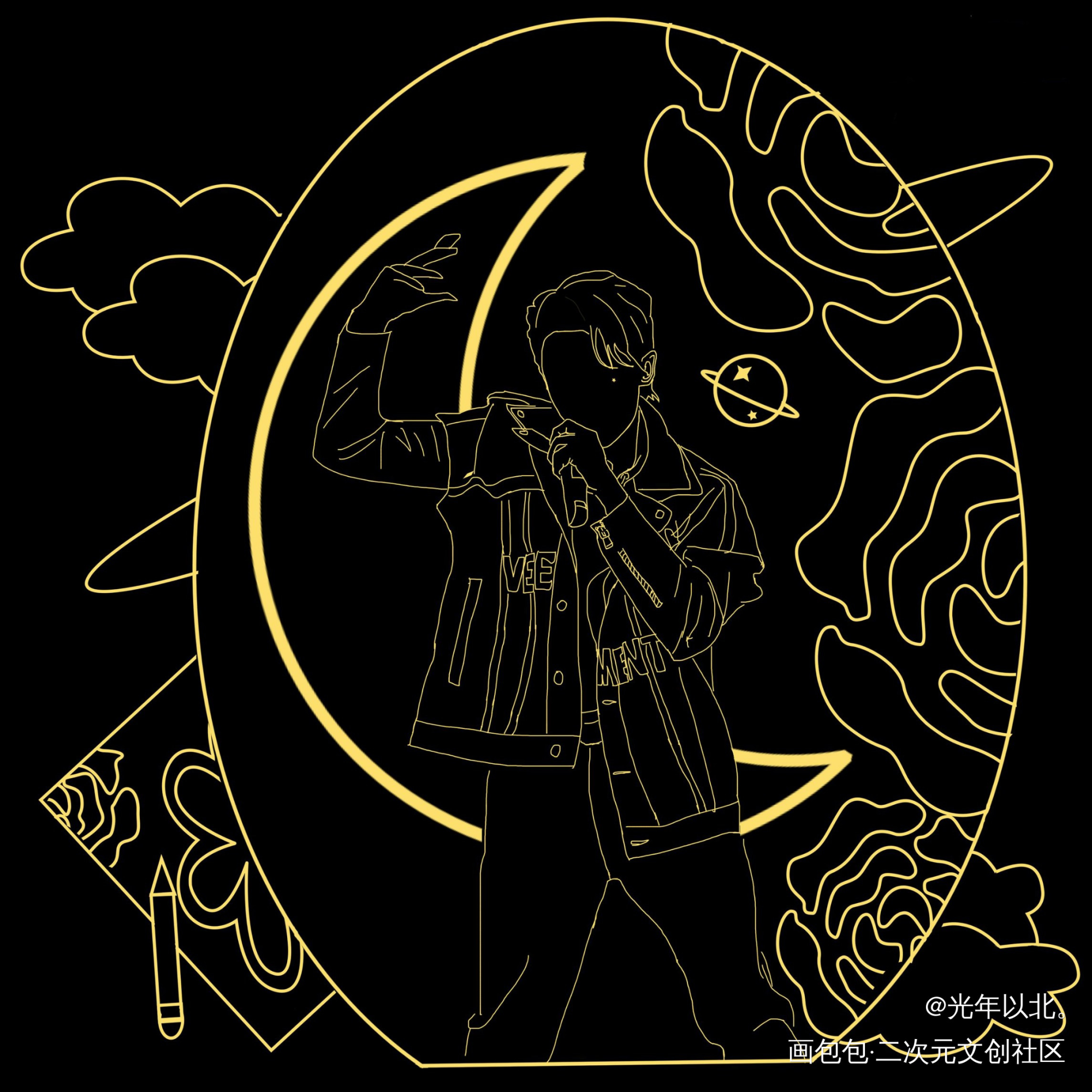 _板绘绘画作品