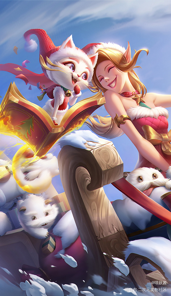 金克丝yu魔法喵喵_厚涂求点评求配文我要上首推头像插画原创绘画作品